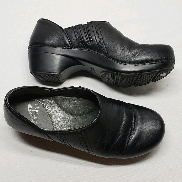 Dansko Shoes - Dansko Black Leather Sienna Clog EU 40 US 9.5-10